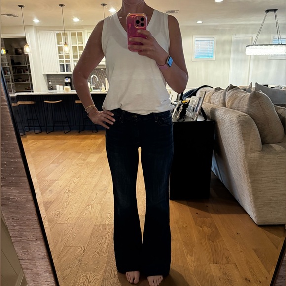 7 For All Mankind Dark Blue Jeans - Picture 1 of 9